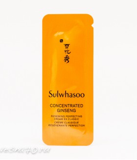 Sulwhasoo Concentrated Ginseng Renewing Perfecting Cream Classic EX 1мл