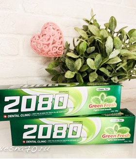 Зубная паста AEKYUNG 2080 зеленый чай 120 гр