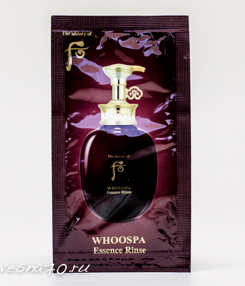 The History of Whoo WHOOSPA Essence Rinse 8мл бальзам для волос