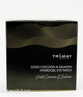 Премиум лифтинг-патчи TRIMAY Gold Cocoon&Salmon Hydrogel Eye Patch